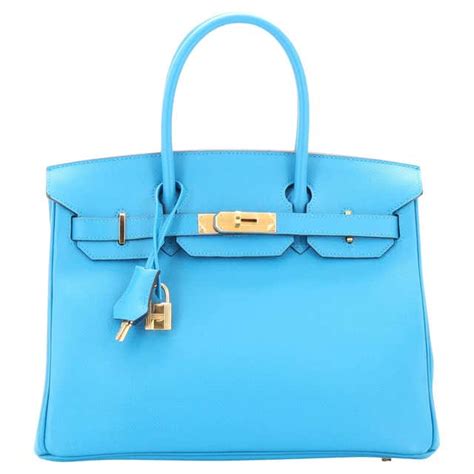 hermes birkin epsom 30 bleu zanzibar|Pre.